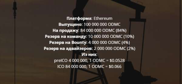 Токены ODMCoin