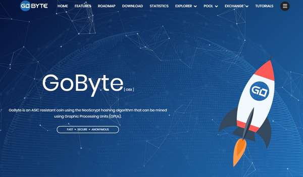 Официальный сайт Gobyte